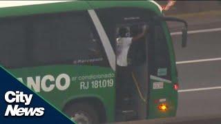 Police sniper kills armed bus hijacker in Brazil