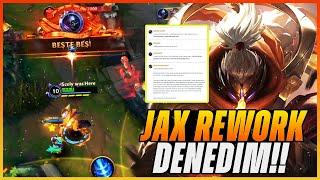 KIZ ARKADAŞIMLA JAX REWORK DENEDİM !! - Wild Rift