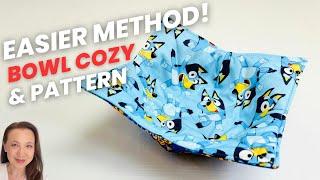 How to make a Bowl Cozy – My Method for a Perfect Finish - Microwave safe | Easy DIY Xmas Gift!