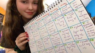  ASMR Workout Planning ~ My 35 Day Challenge 