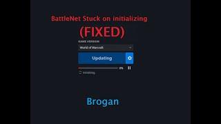 Battle Net gets stuck on initializing (Fix)