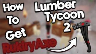 How To Get RukiryAxe In Lumber Tycoon 2 Roblox (*LT2*) (*Shark Axe*)