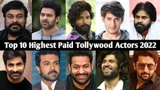 Top 10 Highest Paid Telugu Actors In 2022 | Allu Arjun | Mahesh Babu| Prabhas