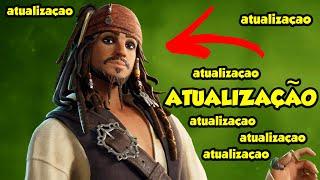 ATUALIZAÇÃO DO PIRATAS DO CARIBE !!! (jack sparrow) - FORTNITE