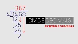 Divide Decimals by Whole Numbers. Grade 5