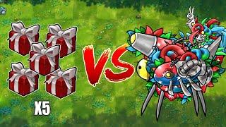 PVZ Fusion 2.3 Challenge!! 5 Plants Box VS 30000 Zombie Random - Who Will Win?