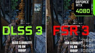 FSR 3 FRAMEGEN VS DLSS 3 FRAMEGEN | Immortals of Aveum |RTX 4080 16GB -4K-1440P-1080P