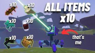 Risk of Rain 2 But I Am An Engineer Turret With x10 ALL ITEMS