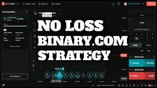 No Loss - Binary.com Deriv Strategy 2024 - Duration 1 Tick Profit || 100% Work