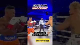 Jake Paul 1st round KO #boxing #boxingworld #jakepaul #tachnicelvideo#viralboxing #celebrityboxing