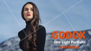 Godox Beauty of Simple, One Light Portraits Using the Portable yet Powerful #AD300Pro