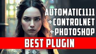 AI in Photoshop, Stable Diffusion + Automatic1111 + ControlNet plugin.Local install