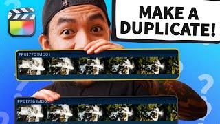 How to Duplicate a Clip in Final Cut Pro