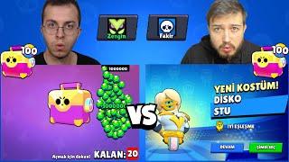 ZENGİN VS FAKİR HESAP (100 MEGA KUPA KUTUSU AÇILIMI) !! BRAWL STARS