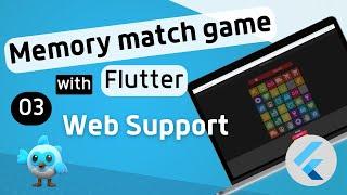 Part 03 Memory Match Game Using Flutter | Enabling Web Support & Hosting on AWS Amplify