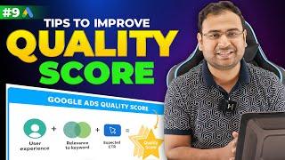 Google Ads Course | Ways to Improve Quality Score in Google Ads | Part#9 | UmarTazkeer