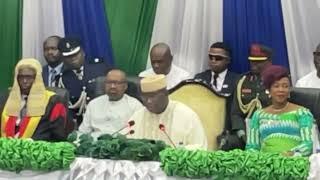 State opening of the second session of the sixth Parliament of the second Republic of Sierra Leone.