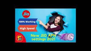 Jio New APN Setting June 2021 | How To Increase Jio Internet Speed | Jio 4g settings.