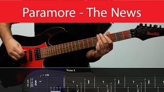 Paramore - The News Guitar Cover With Tabs(Standard)