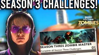 Cold War Zombies: ALL SEASON 3 CHALLENGES AND HOW TO DO THEM!