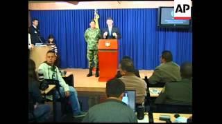 Presser by Defence Minister, comment on killer of FARC leader Ivan Rios