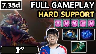 7.35d - Y' DAZZLE Hard Support Gameplay - Dota 2 Full Match Gameplay