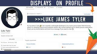 README that Displays on your GitHub Profile