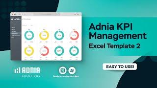 KPI Management Dashboard Template 2