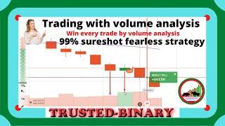 trading with volume analysis 99% winning strategy