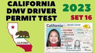 California DMV Written Test 2023 | SET 16