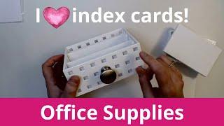 Index Card Uses and Storage Idea | ShannonMedisky.com