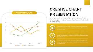 How To Create Line Chart Slide Easily In Powerpoint | Best Powerpoint Line Chart 2024