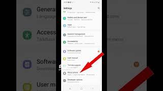 How to Check Android Version Samsung #android