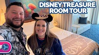 Disney Treasure Deluxe Family Oceanview Stateroom with Verandah Tour | Disney Cruise Line