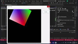 CSharp ve OpenTK Ile ilk OpenGL ödevini yapmak