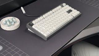 Gateron's EverFree Grayish Tactile | QK75N Sound Test