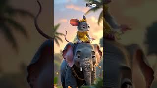 The Mouse and the Elephant Playing Ball | Cute Friendship Adventure  #animallove #cat #mustardseeds