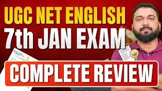 UGC NET English “Complete Exam Review “! Tough or Easy ? Topics and Questions ?