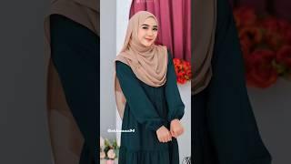 Inspirasi Hijab Yang Cocok Untuk Gamis Warna Hijau Botol