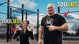 I Tried The Hardest Calisthenics Workout W/ IFBB Pro Little T