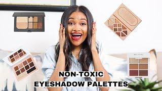NON-TOXIC EYESHADOW PALETTE | Are they any good? Aether Beauty, Ilia, Honest Beauty & More!