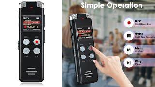 64GB Digital Voice Recorder Voice Activated Recorder with Playback - Upgraded | Review