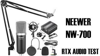 Neewer nw-700 condenser microphone overview (RTX AUDIO)