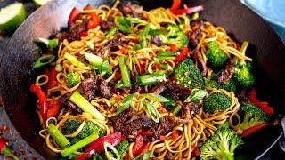 Warning: Highly Addictive Crispy Chilli Beef Noodles