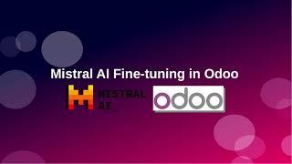 Hackathon Mistral AI : Fine-Tuning in Odoo