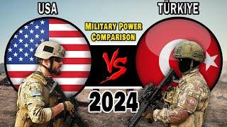 USA vs Türkiye Military Power Comparison 2024 | Türkiye vs USA Military Power 2024