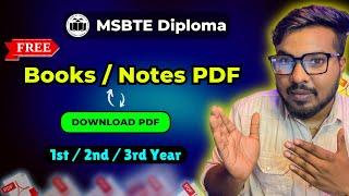 MSBTE Diploma Books PDF in FREE | All Branch - Subject Books/Notes PDF Available in 1 Click 