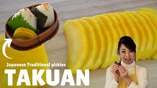 How to make TAKUAN Japanese Traditional Daikon Pickles (EP245)