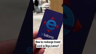 How to recharge travel cards in Riga,Latvia #latvia #riga #mallu #studentlifeinlatvia #indian #uk