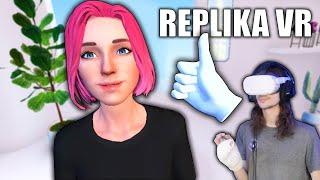 Asking an AI Girl about the UNIVERSE... | Replika VR (Quest 2)
